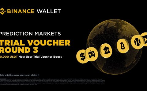 Binance Wallet Trial Voucher Round 3 足球预测市场试用券活动海报